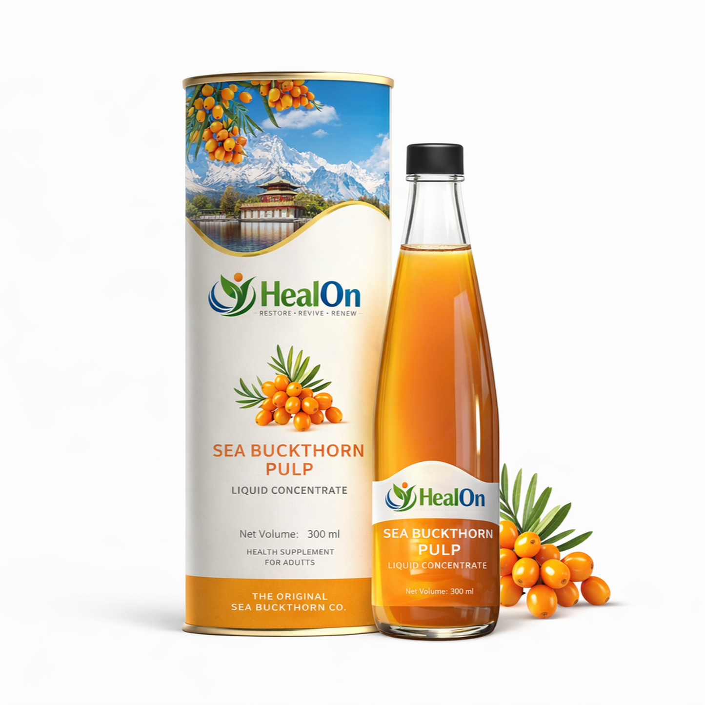 🌿HealOn™ – Sea Buckthorn Juice (Pulp)